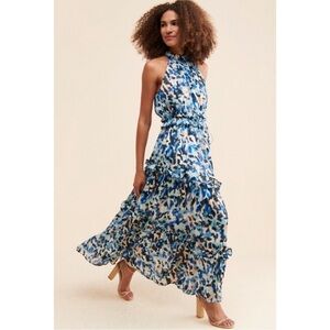 Anthropologie Elliatt Iridescence Maxi Dress Size XS/ Small Like New
